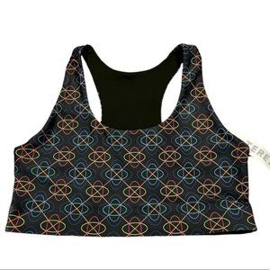 Terez Black Aqua Sound Shapes Sports Bra